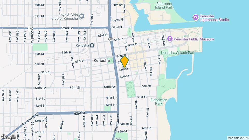 723 58th St, Unit 200 Map and Location Details