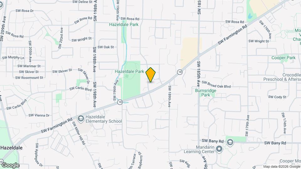 6552 SW 192nd Ave Map and Location Details