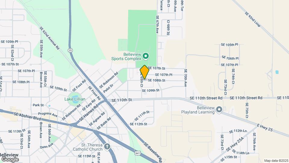 6574 SE 108th Ln Map and Location Details