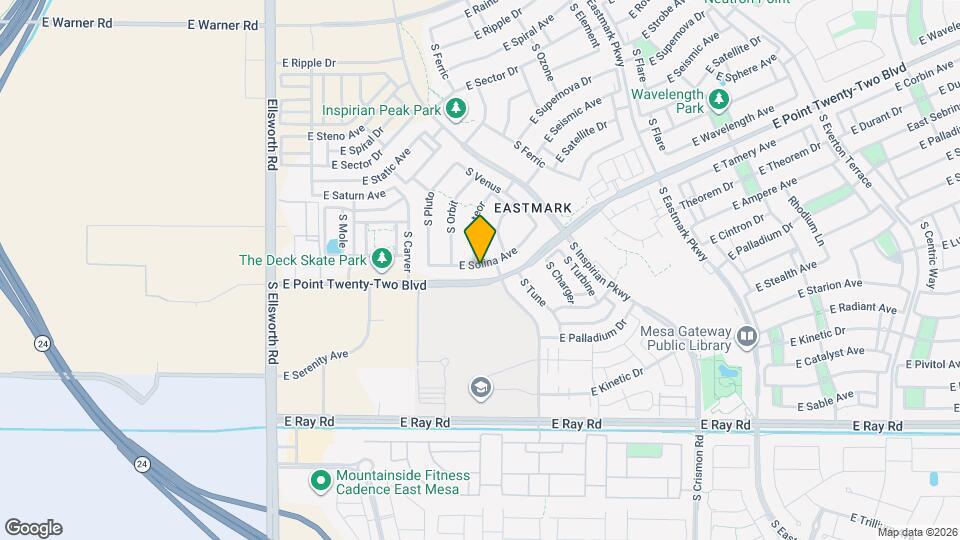 9607 E Solina Ave Mapa y Detalles de la Ubicación