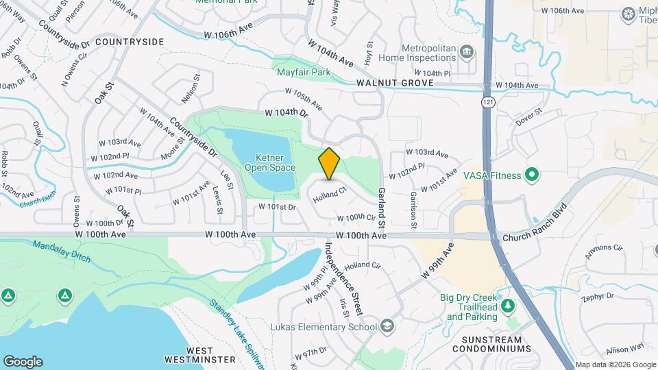 9305 W 100th Cir, Unit 104 Map and Location Details