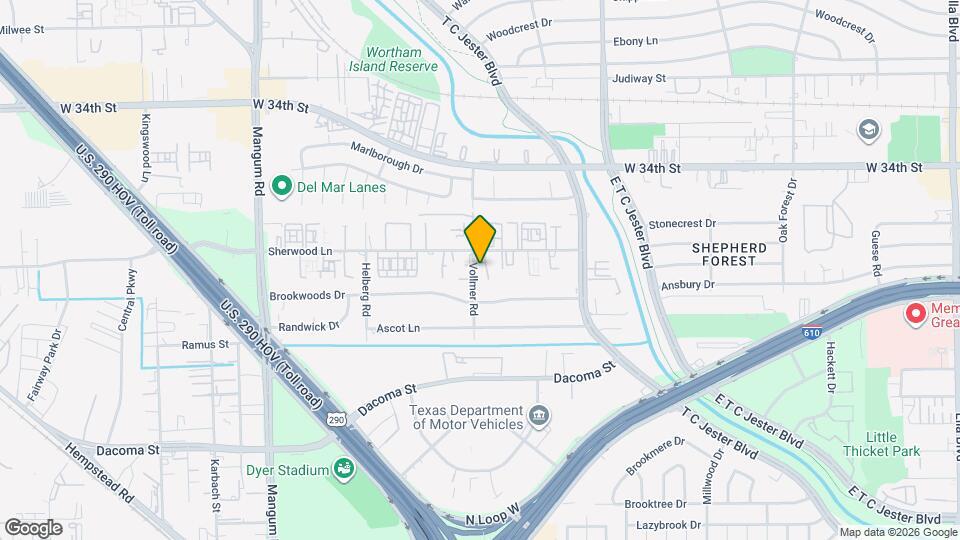 2807 Old Pecan Grove Ln Map and Location Details