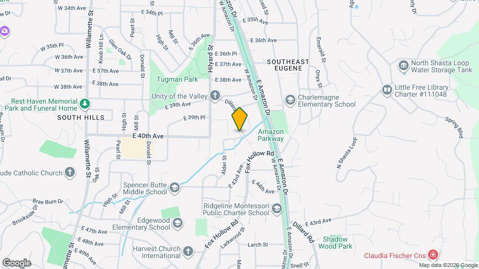 895 Foxglenn Ave Map and Location Details