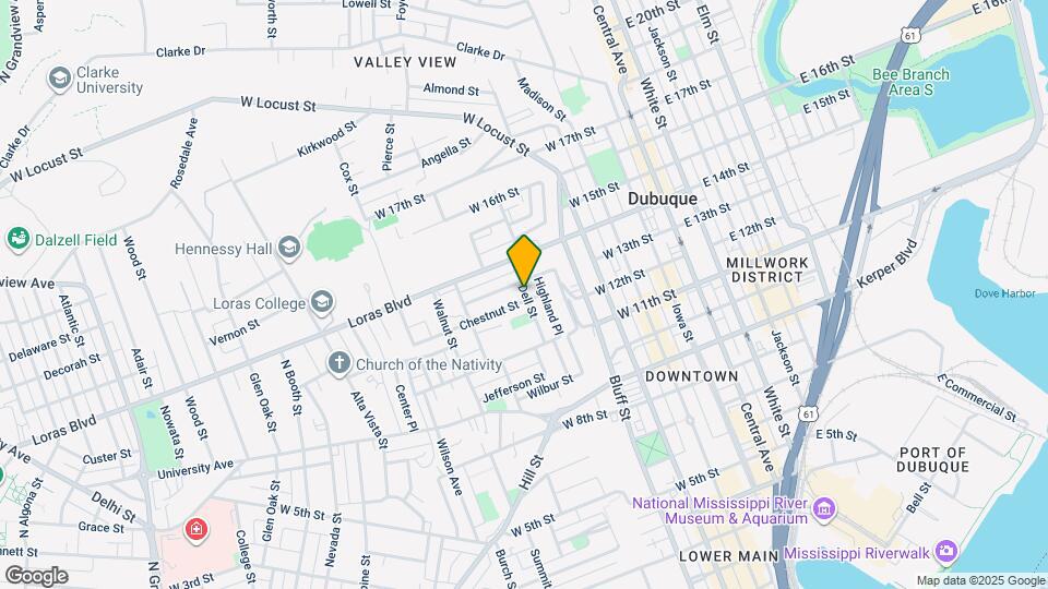507 Chestnut St, Unit apt. 1 Map and Location Details