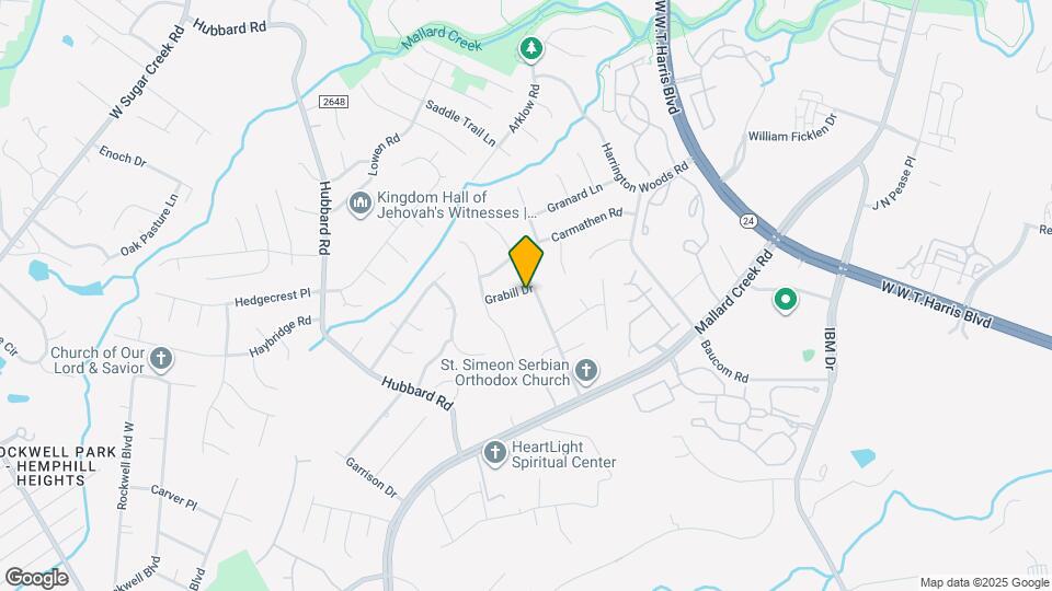 7528 Grabill Dr Map and Location Details