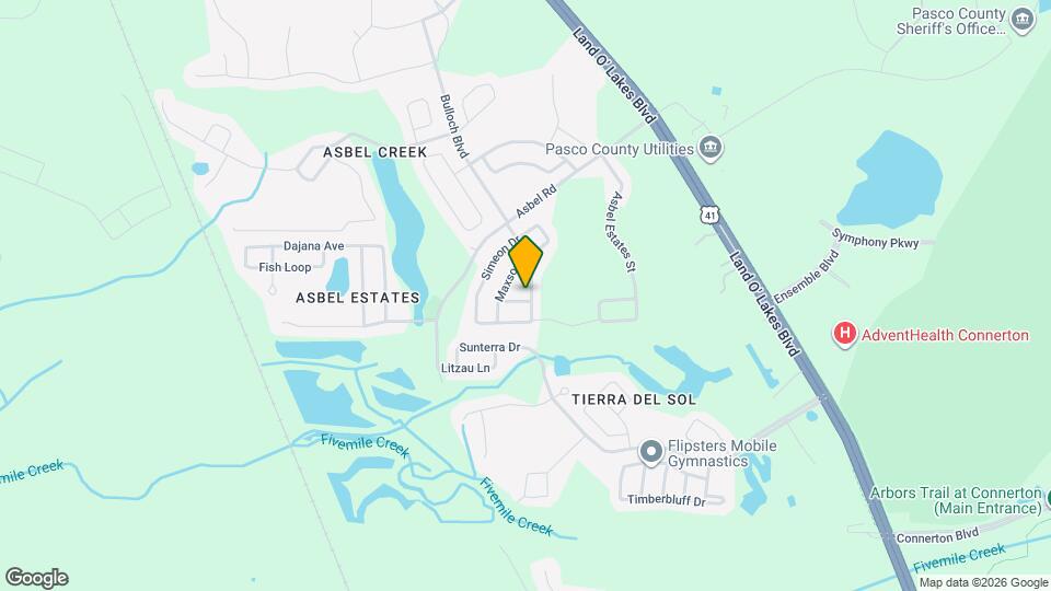 9551 Baton Rouge Ln Mapa y Detalles de la Ubicación