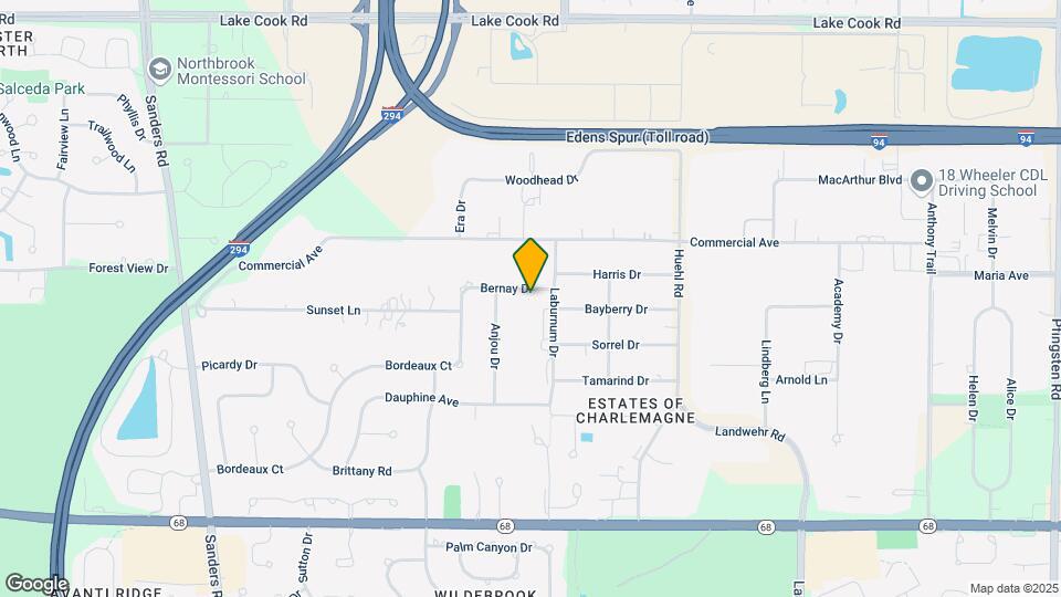 3619 Bernay Dr Map and Location Details