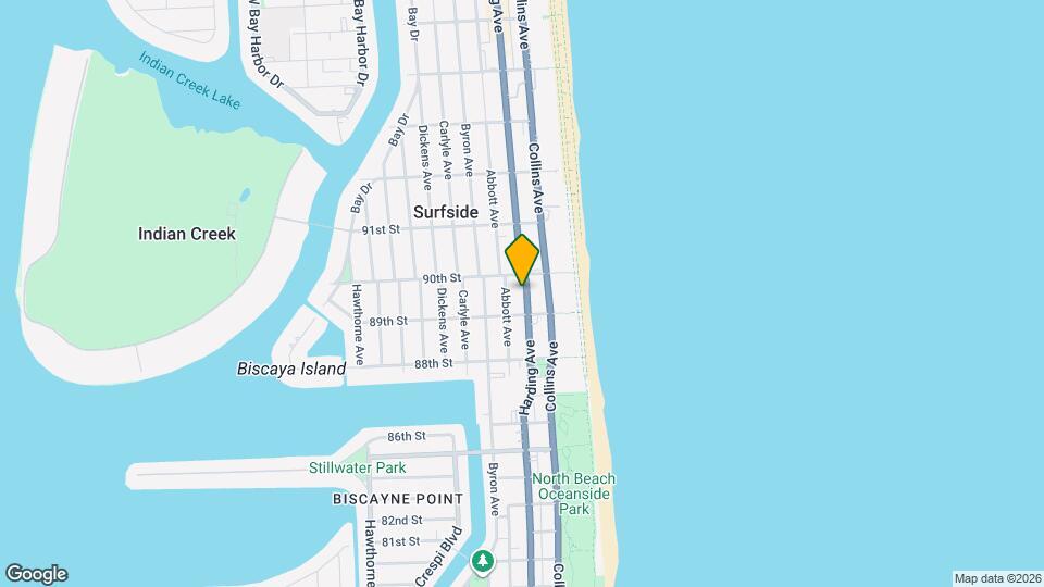 8934 Harding Ave Mapa y Detalles de la Ubicación