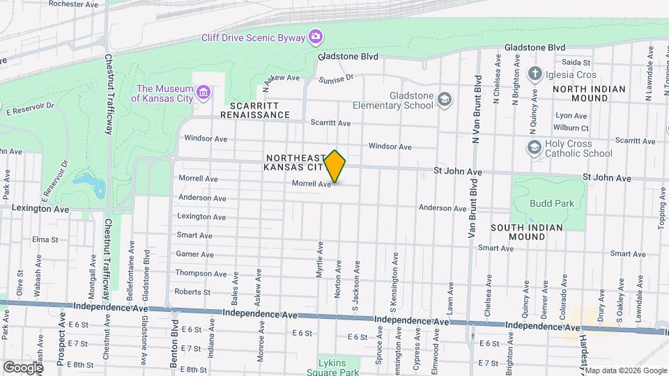 4015 Morrell Ave Map and Location Details