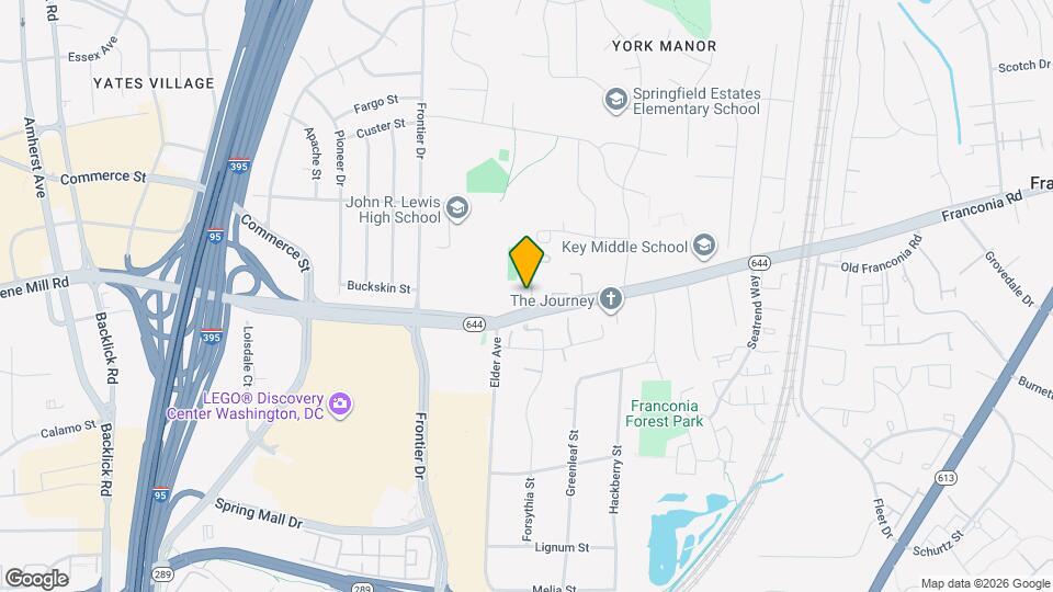 6470 Franconia Ct Map and Location Details