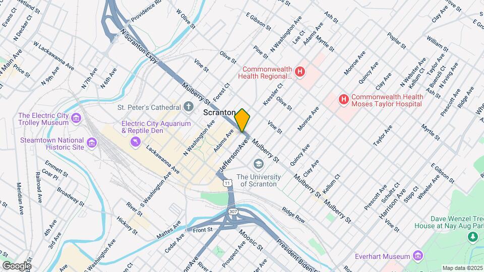 635 Mulberry St Map and Location Details