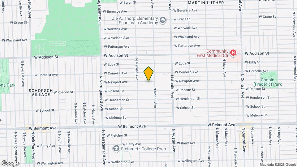 6125 W Newport Ave Map and Location Details