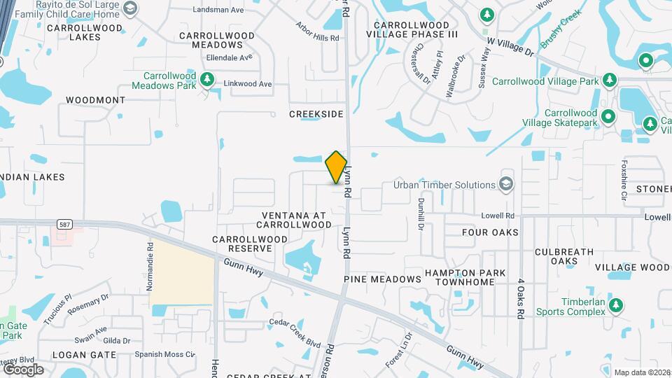 5806 Laguna Woods Ct Map and Location Details