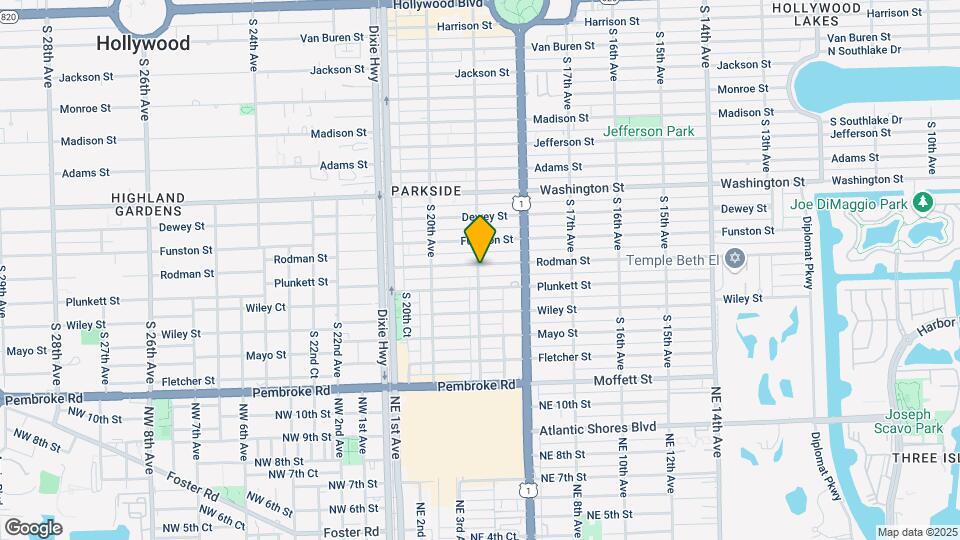 1201 S 19th Ave Mapa y Detalles de la Ubicación