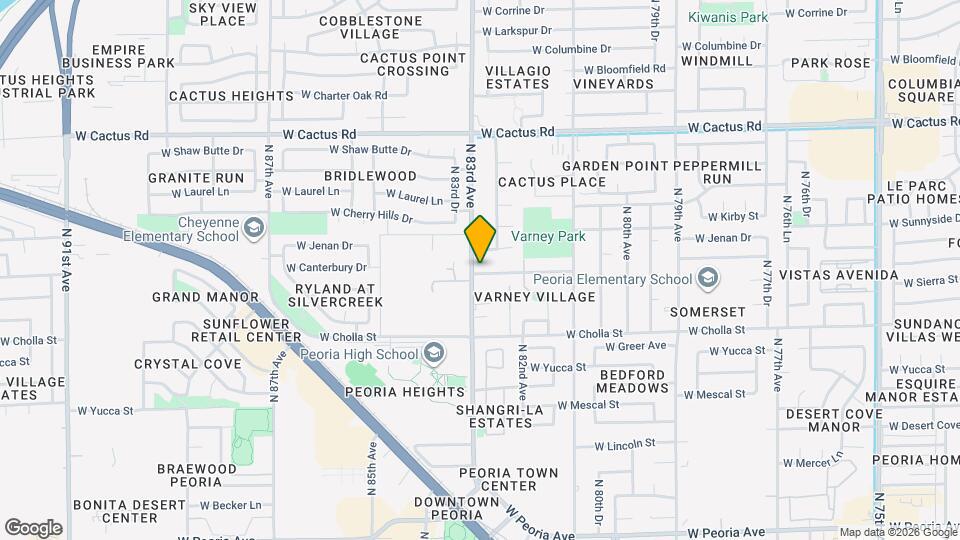 11635 N 83rd Ave Map and Location Details