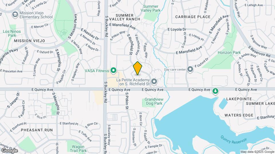 4253 S Quintero Ct Map and Location Details