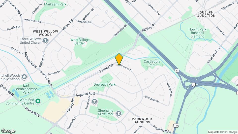 115 Stephanie Dr Map and Location Details