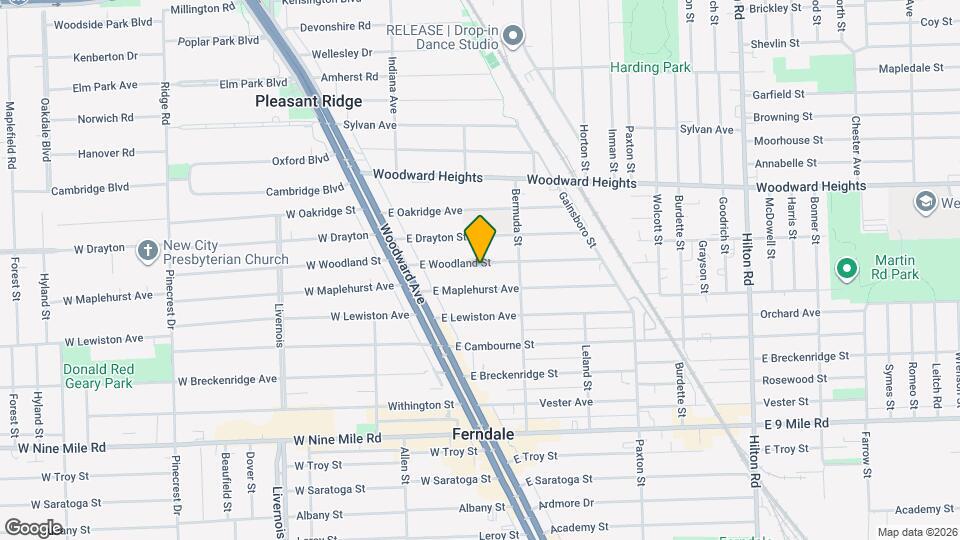 264 E Woodland St Map and Location Details