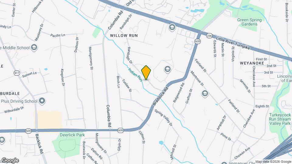 4842 Randolph Dr Map and Location Details