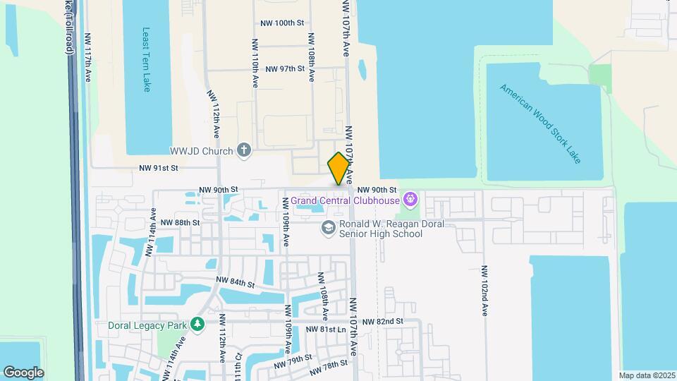 8999 NW 107th Ct Map and Location Details