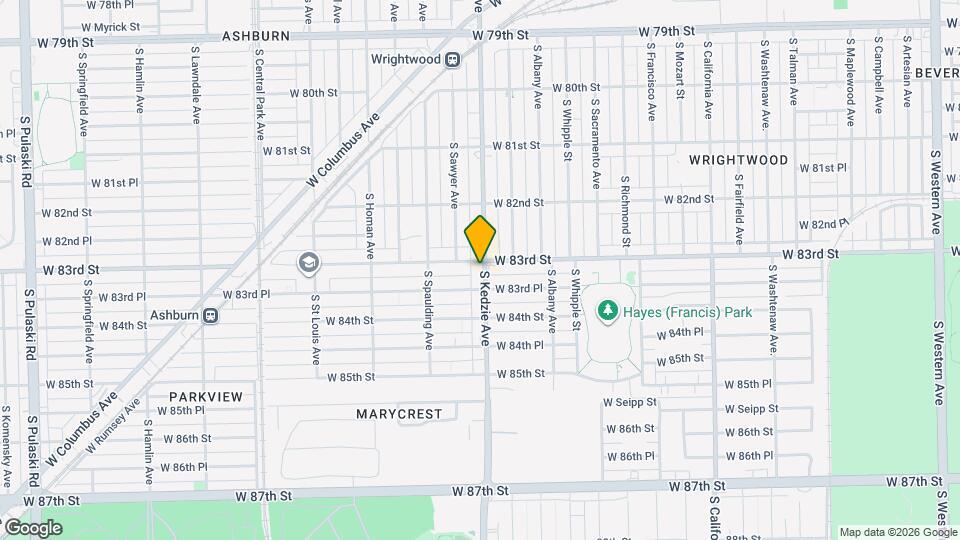 8304 S Kedzie Ave Map and Location Details