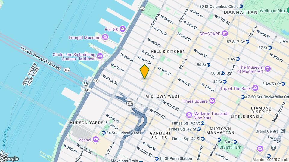 Manhattan Plaza Mapa y Detalles de la Ubicación