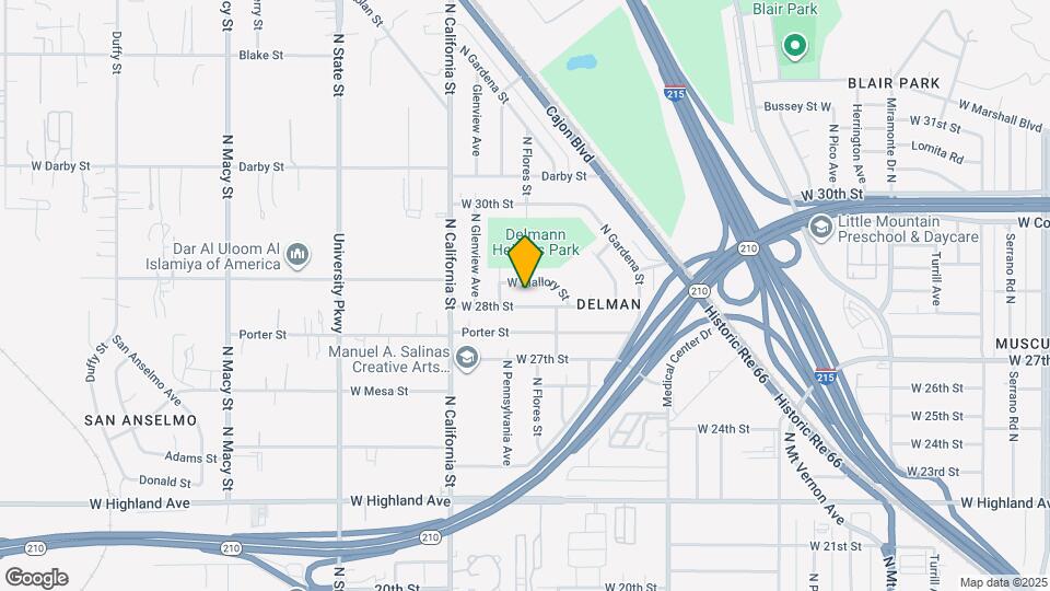 1764 W 28th St Map and Location Details