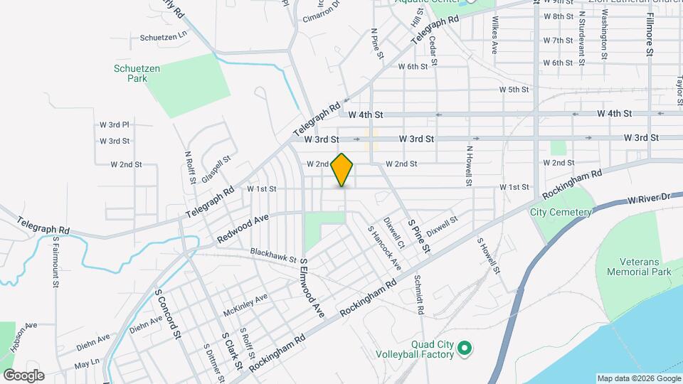 2303 W 1st St Map and Location Details