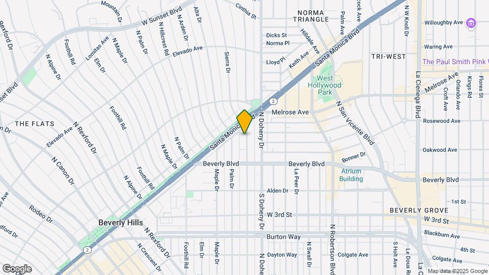 449 N Oakhurst Dr Mapa y Detalles de la Ubicación