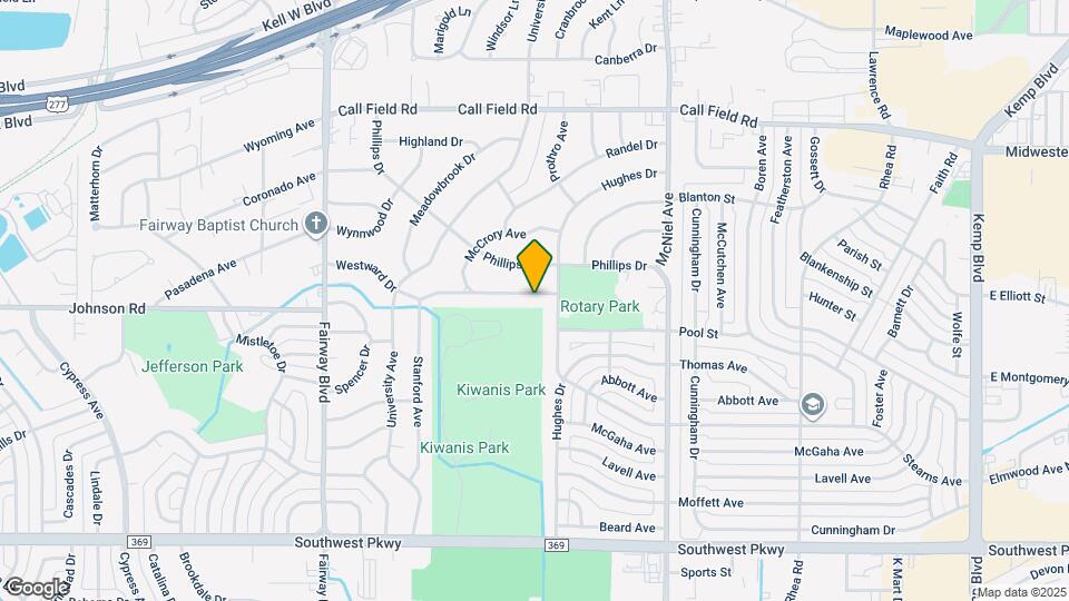 4407 Westward Dr Map and Location Details