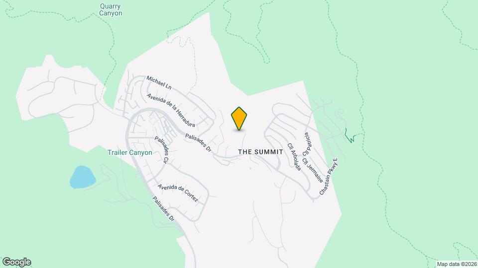 1445 Cuesta Linda Dr Map and Location Details