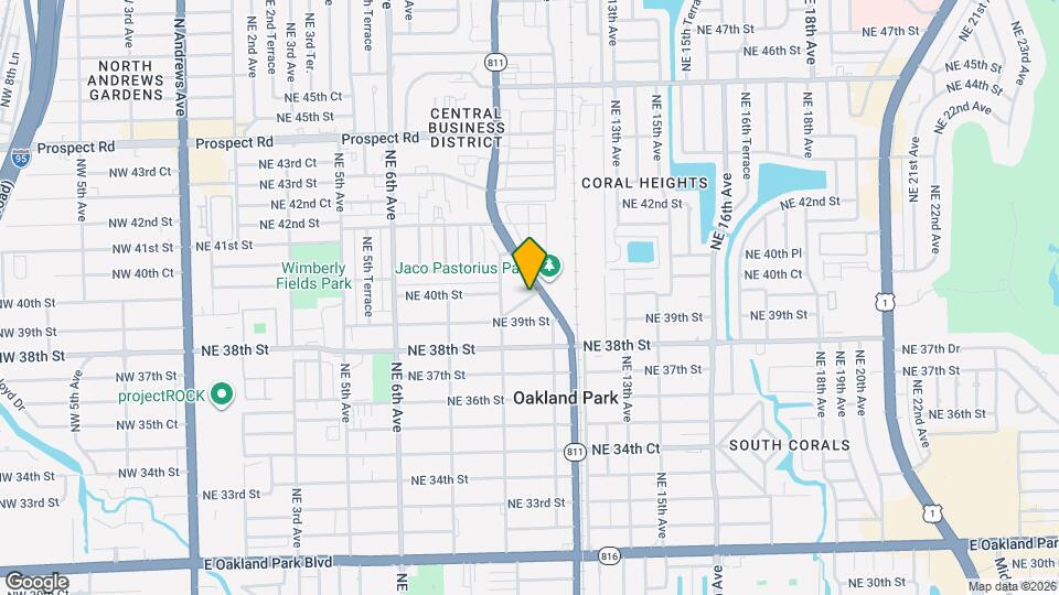 1075 NE 39th Dr Map and Location Details