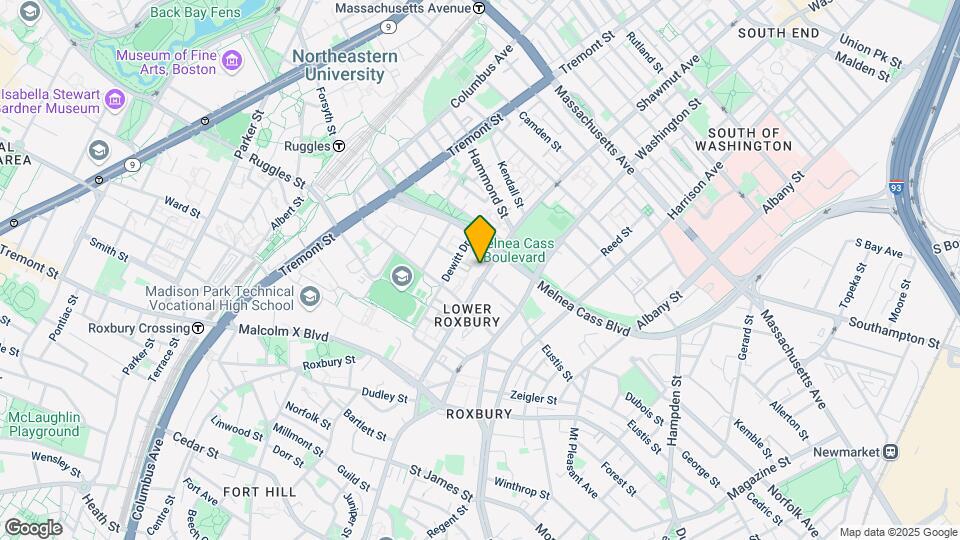 721 Shawmut Ave, Unit 2L Map and Location Details