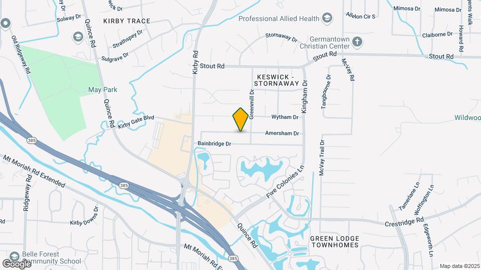 6743 Amersham Dr Map and Location Details