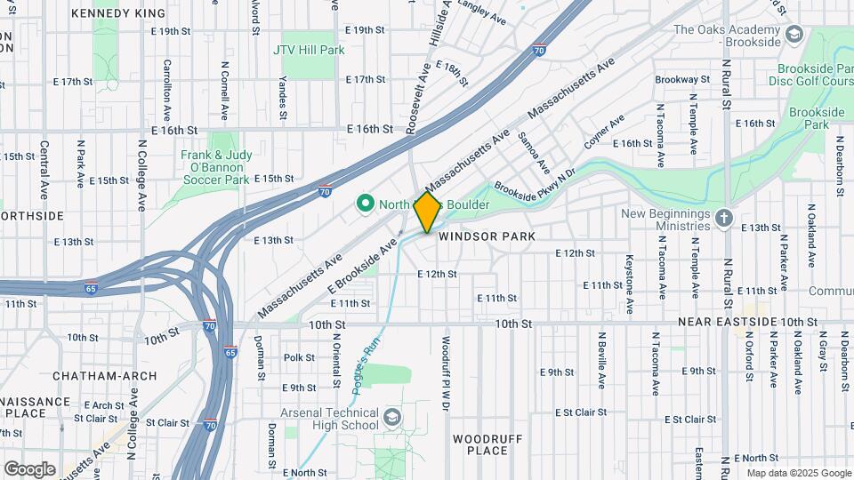1613 Nowland Ave, Unit B Map and Location Details