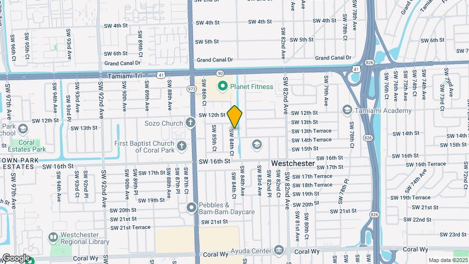 1321 SW 84th Ct-Unit -1321 Map and Location Details