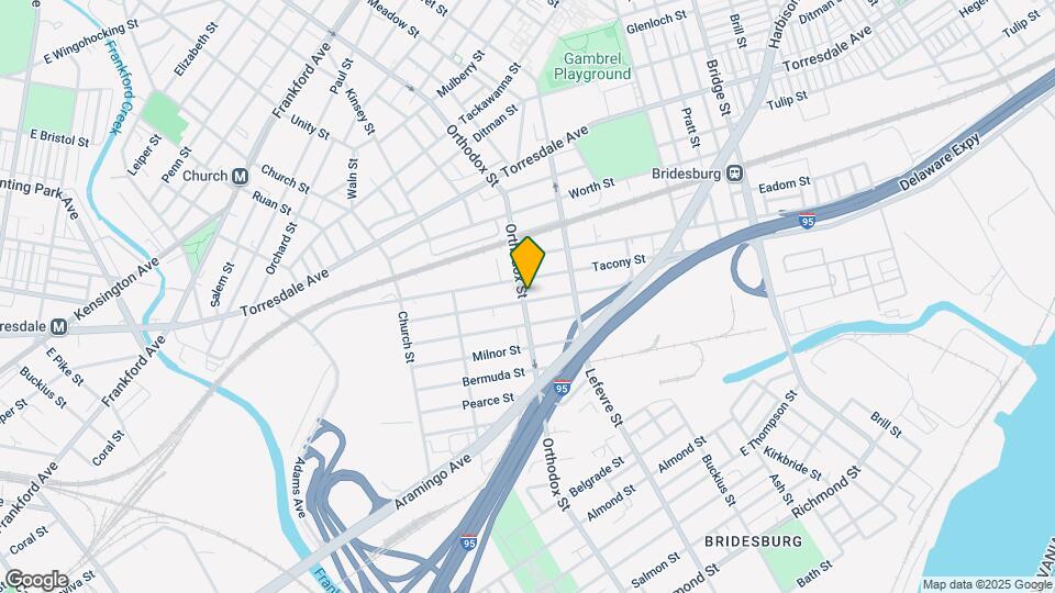 2321 Orthodox St Mapa y Detalles de la Ubicación