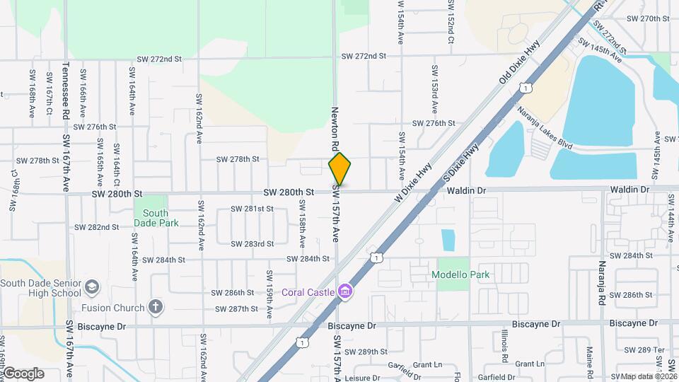 15601 SW 280th St Map and Location Details