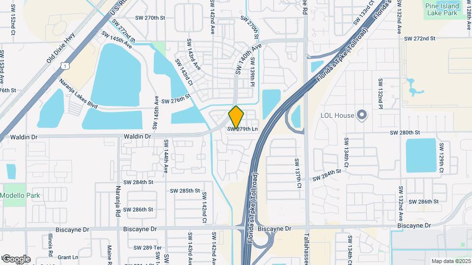 13954 SW 279th Ln Map and Location Details