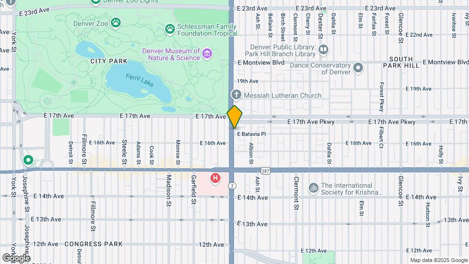 1658 N Colorado Blvd Map and Location Details