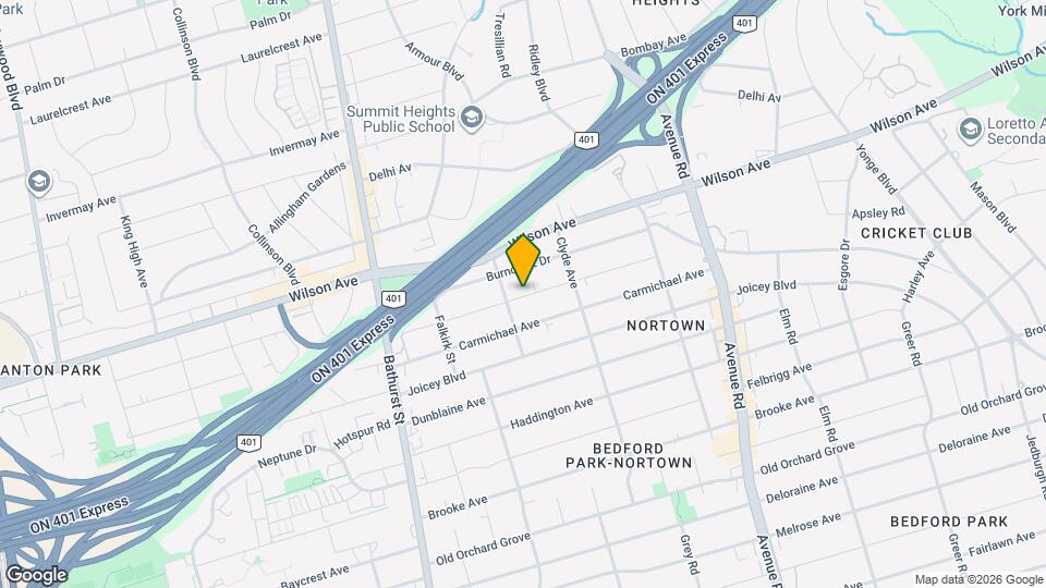 72 McGillivray Ave Map and Location Details