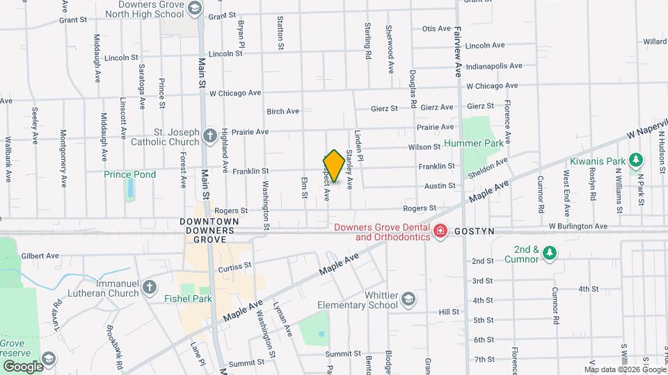 4923 Prospect Ave Map and Location Details