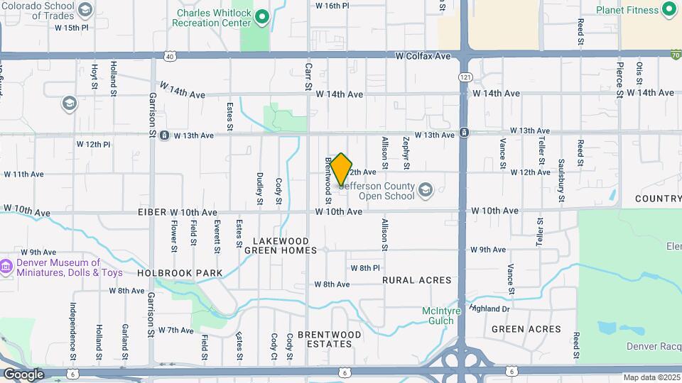 1045 Balsam St Map and Location Details