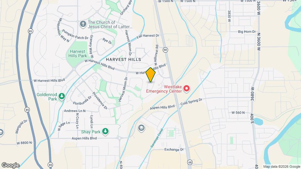 1881 N Crest Rd, Unit 1881 Map and Location Details