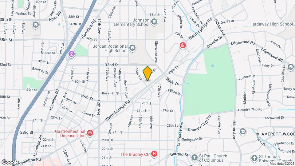 1507 Warm Springs Rd Map and Location Details