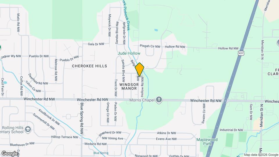 6022 Belgrade Dr NW Map and Location Details