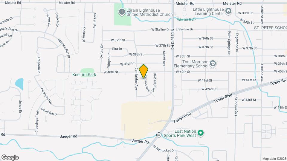 4048 Kenyon Ave Map and Location Details