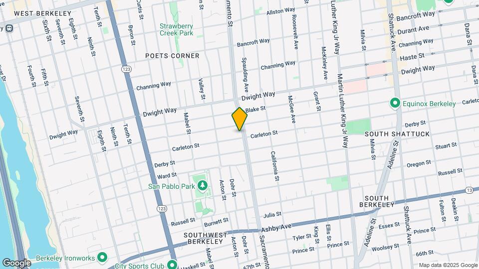 1439 Carleton St Mapa y Detalles de la Ubicación