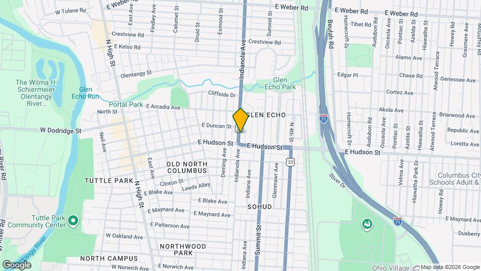 2568 Indianola Ave Map and Location Details