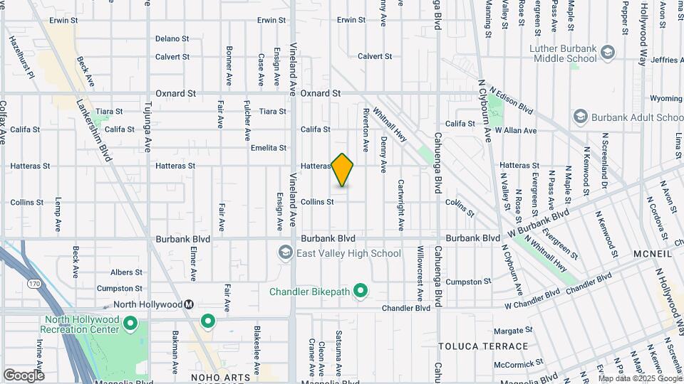 5715 Satsuma Ave Map and Location Details